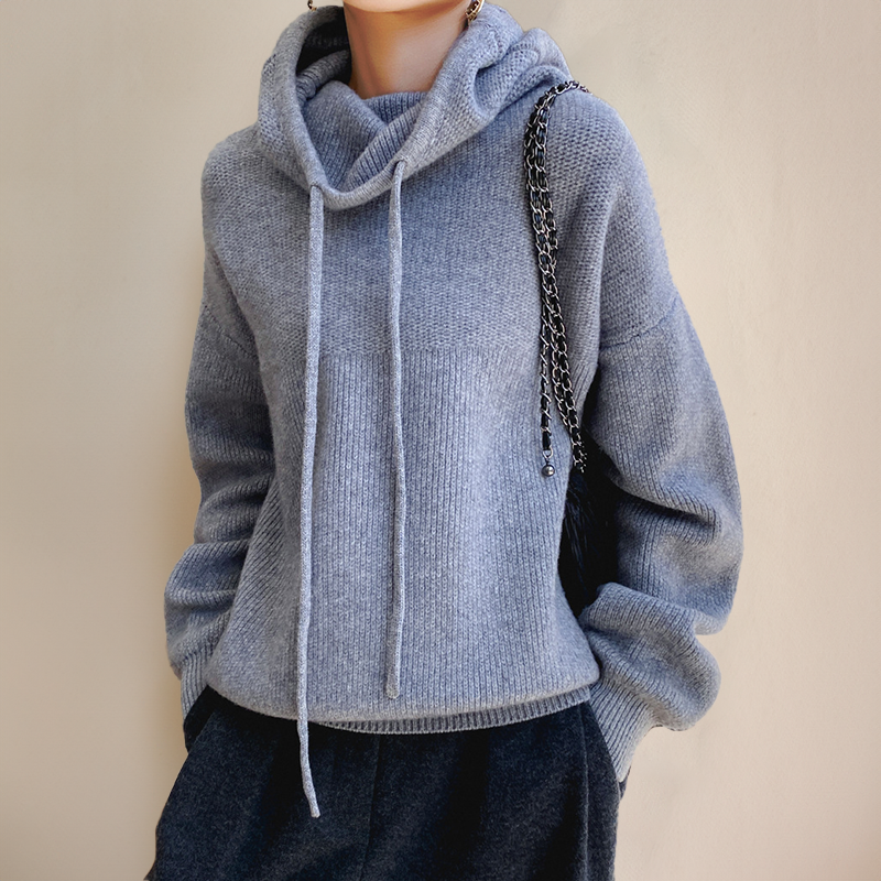 Damen Rollkragenpullover Aus Feinstrick