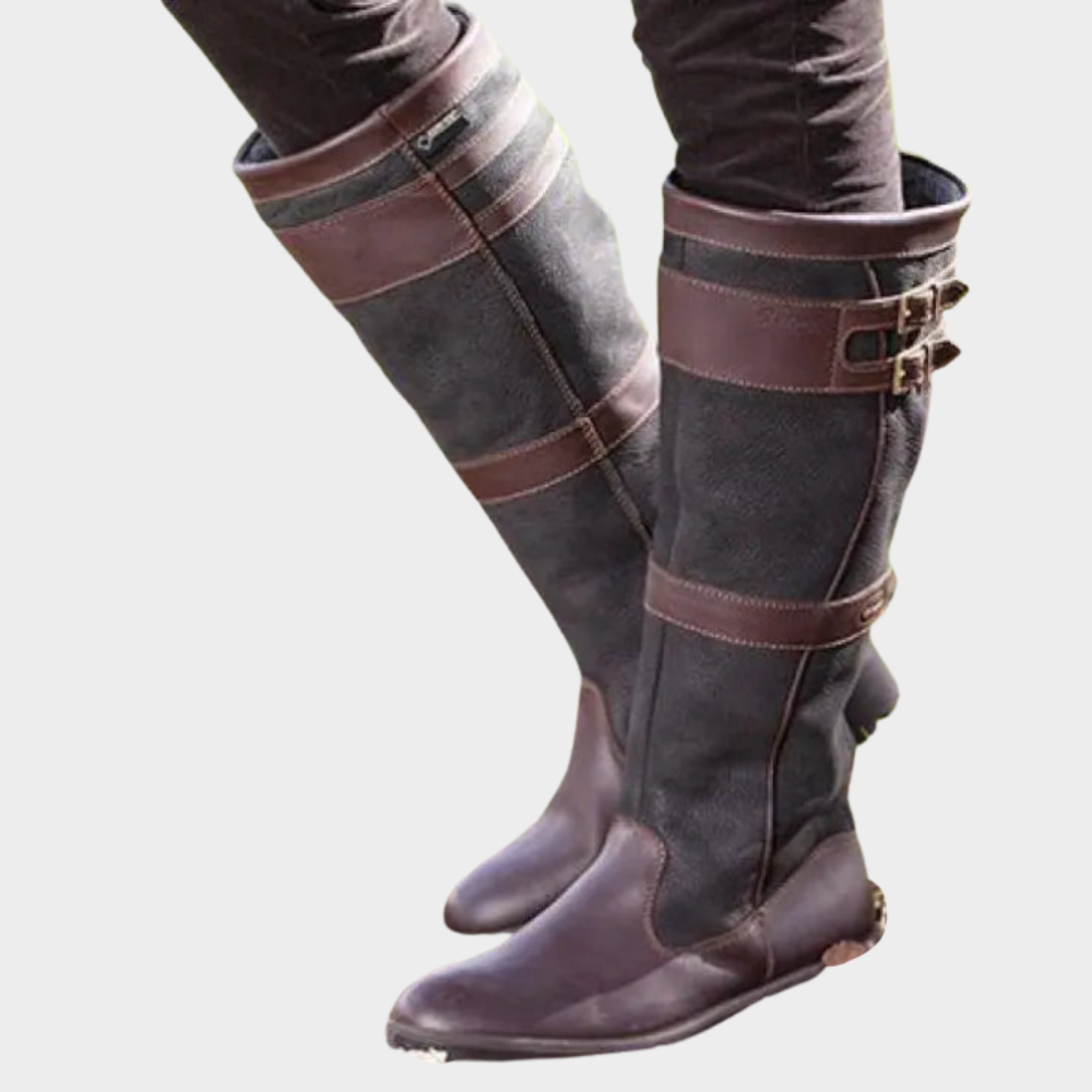Hohe Damen Stiefel Mit Gepolsterter Einlegesohle