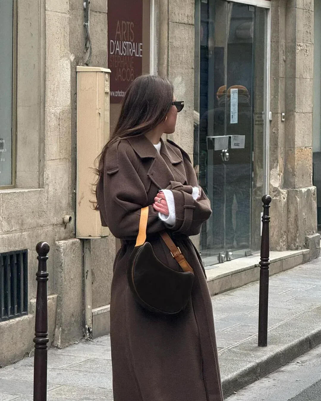 Eleanor | Wool Blend Longline Trench Coat