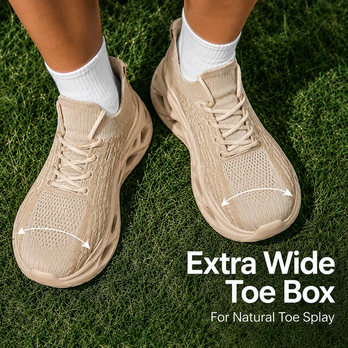 Orthopädische Barfuss-Wanderschuhe mit breiter Passform