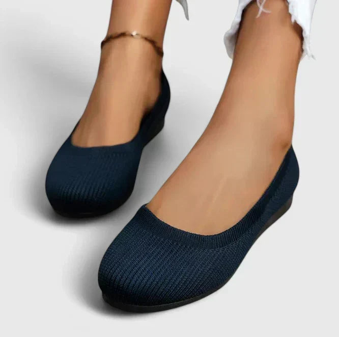Orthopädische Slipper Damen mit Gummizug und rutschfester Sohle
