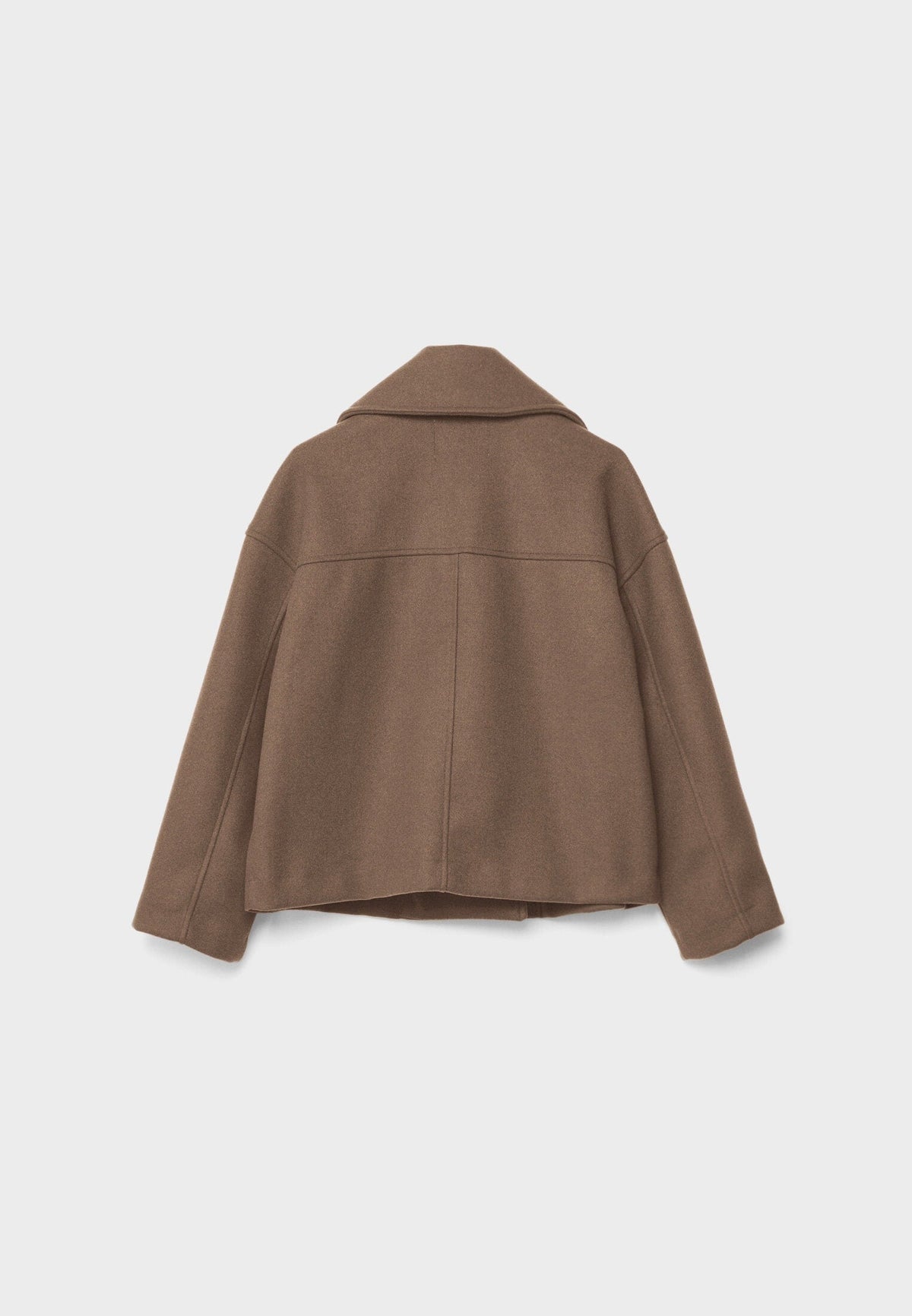 Kurze Zweireihige Damen Jacke mit Lockerem Schnitt