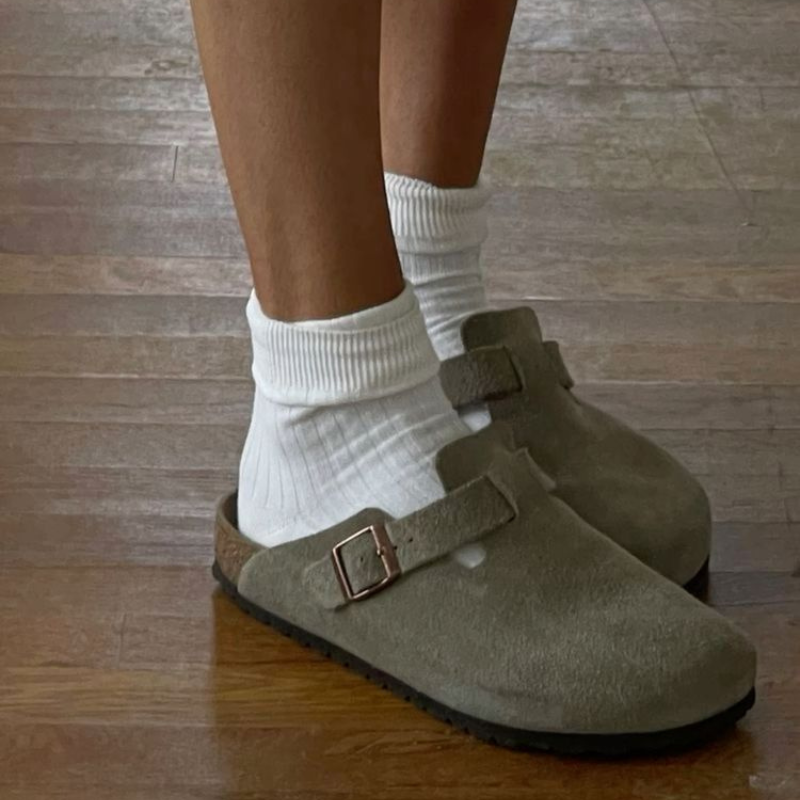 Premium Leder Unisex Sandalen Mit Ergonomischem Fußbett