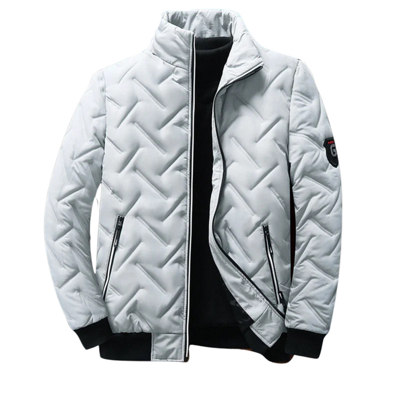 Steppjacke Mit Modernem Rautenmuster