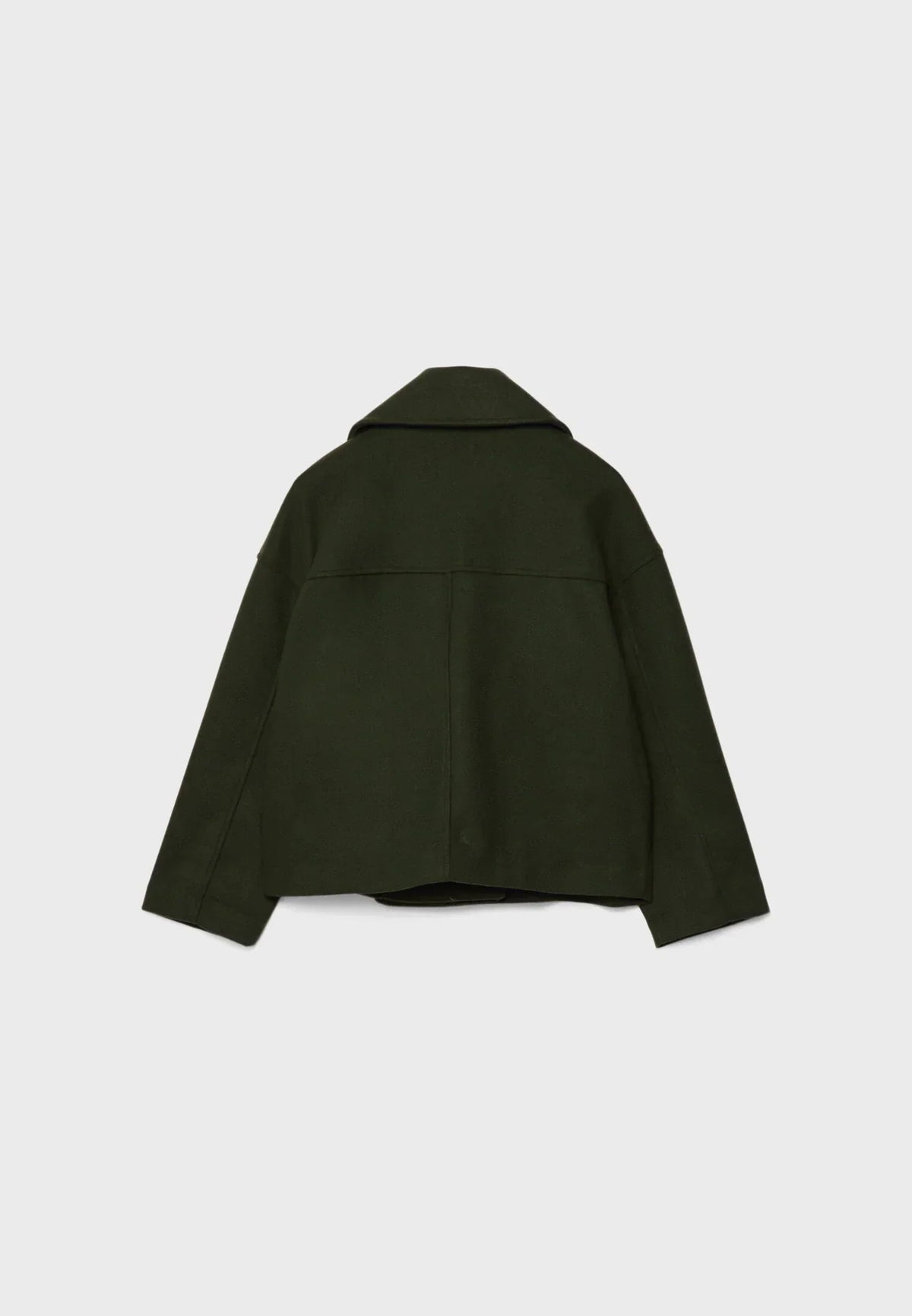 Kurze Zweireihige Damen Jacke mit Lockerem Schnitt