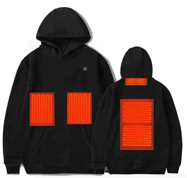 Beheizbarer Unisex Hoodie mit 3 Wärmestufen