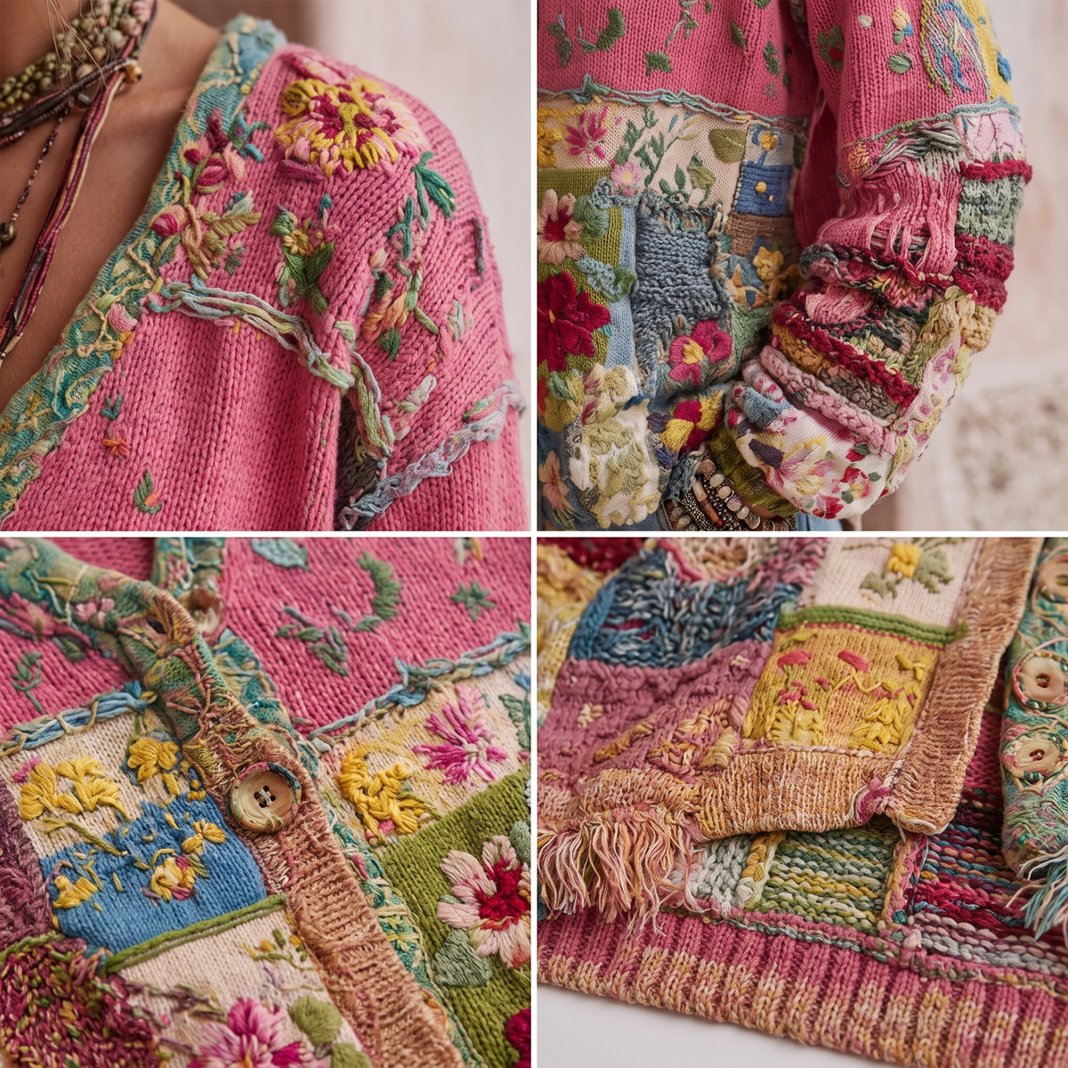 Leichte Offene Strickjacke für den Sommer