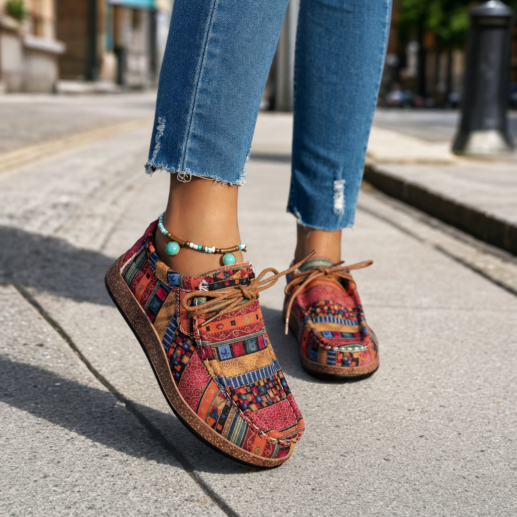 Orthopädische Damen Sneaker mit gepolsterter Sohle