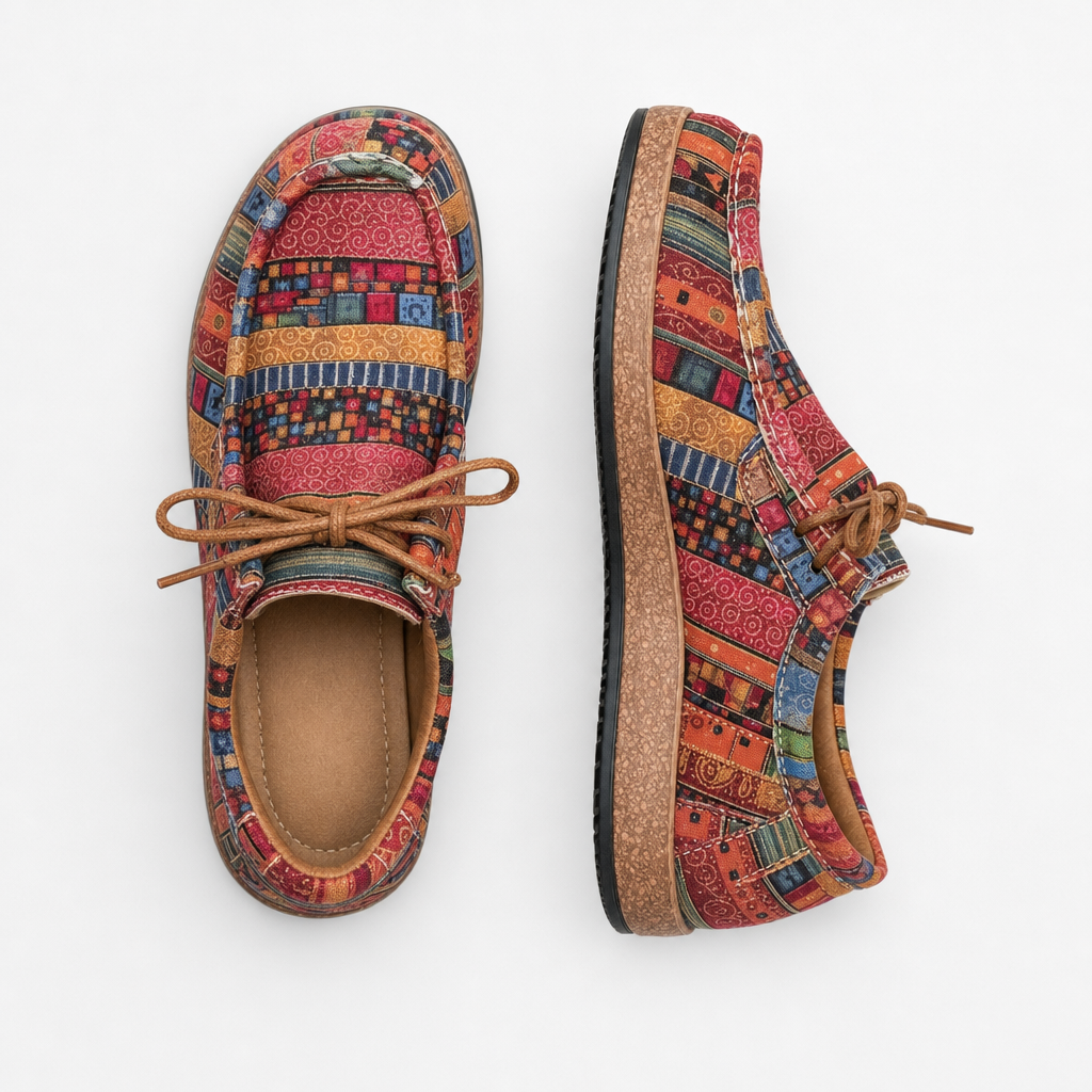 Orthopädische Damen Sneaker mit gepolsterter Sohle