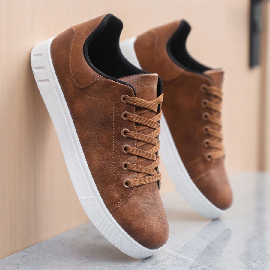 Orthopädische Herren Schnür Sneaker mit Fußgewölbestütze