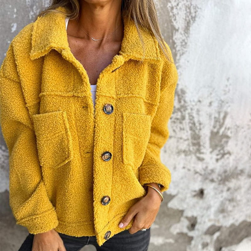 Gefütterte Damen Übergangsjacke mit lockerer Passform