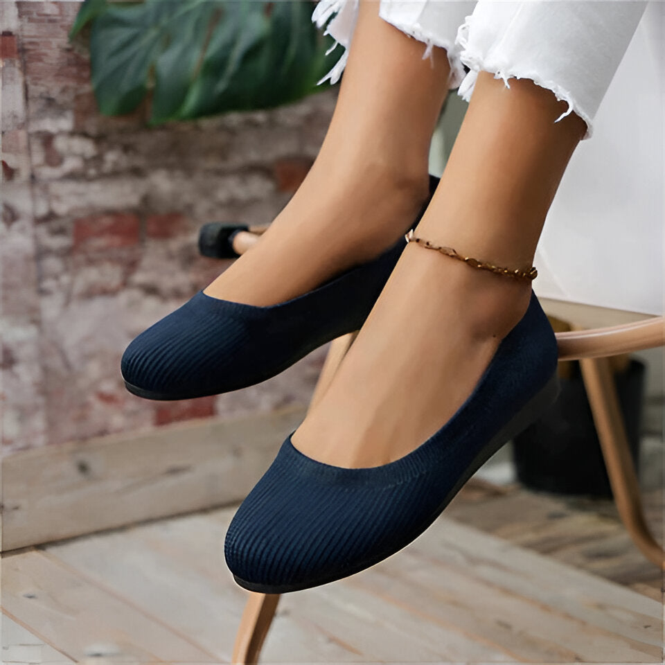Orthopädische Slip-on Schuhe mit Fussbett und Memory-Schaum