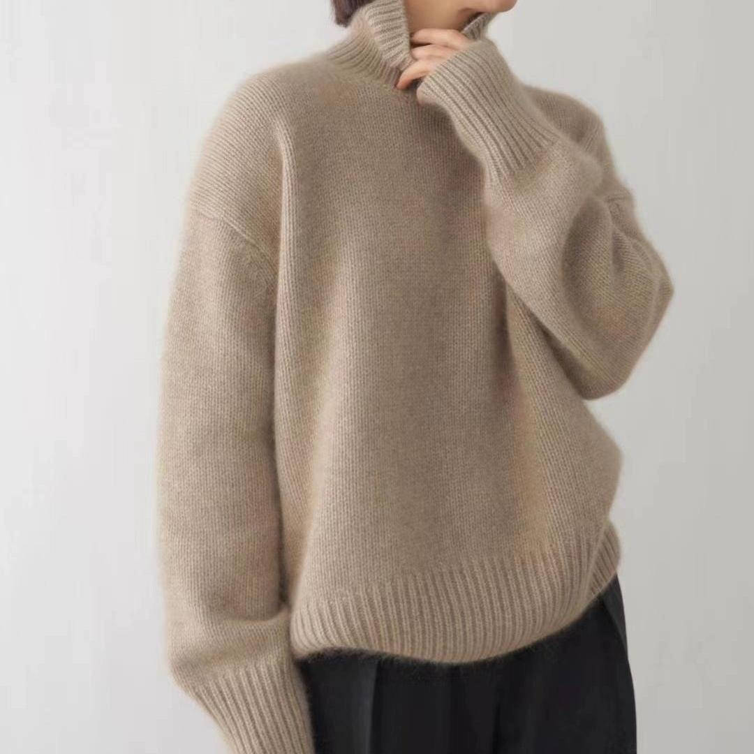 Damen Rollkragenpullover aus Weichem Feinstrick