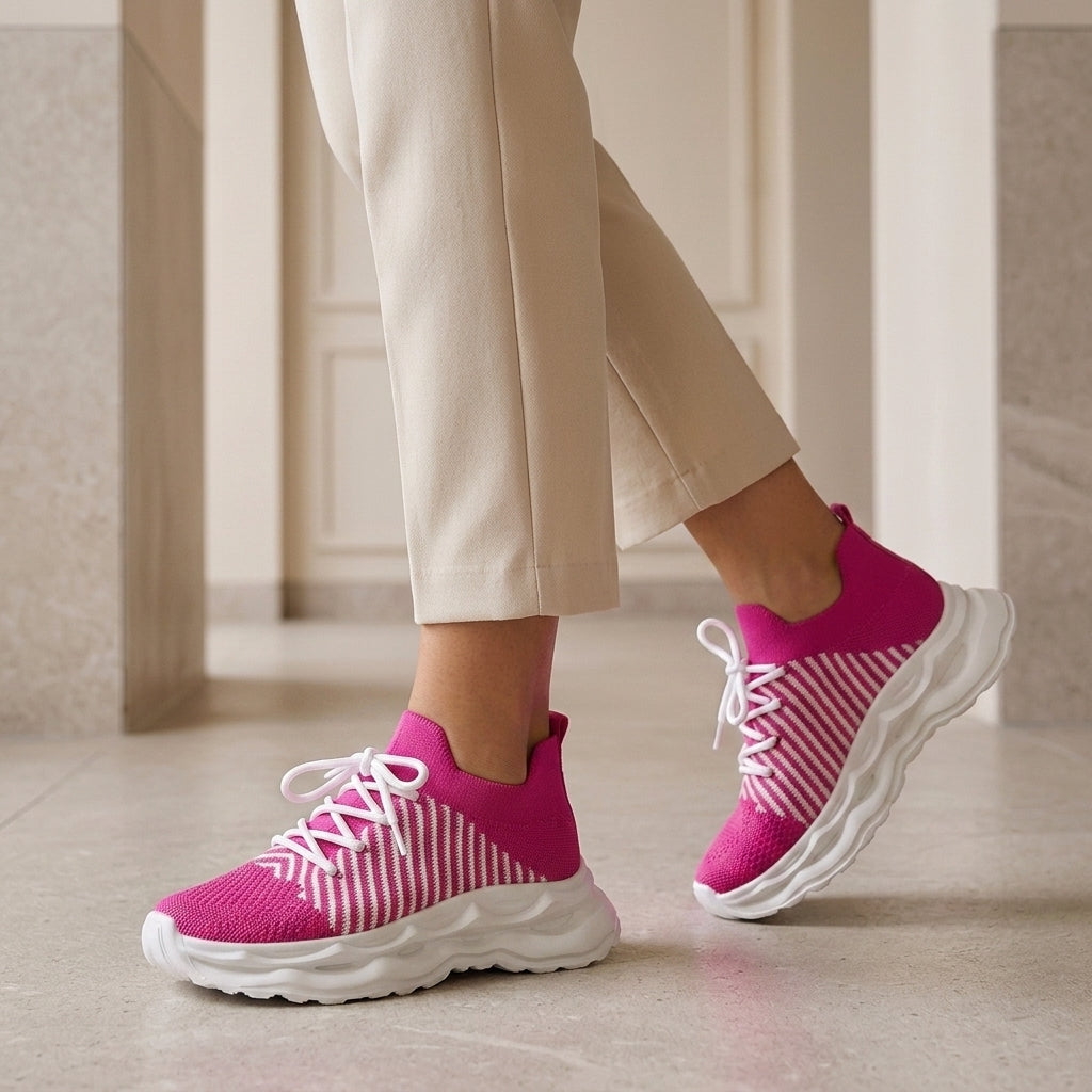 Orthopädische Damen Sneaker in bunten Farben