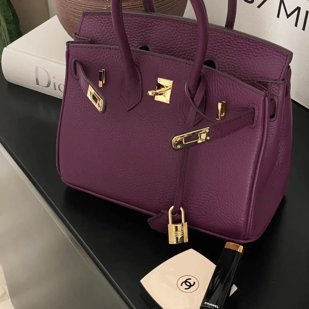 Elegante Damen Handtasche Aus Leder Mit Henkel