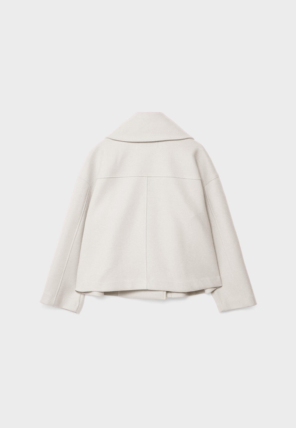 Kurze Zweireihige Damen Jacke mit Lockerem Schnitt