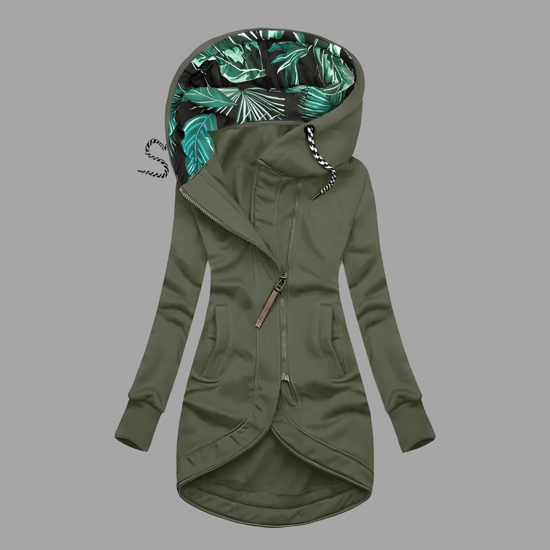 Robuste Winter-Shelljacke mit verstellbarer Kapuze