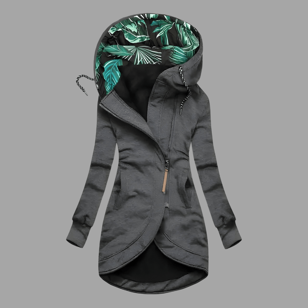 Robuste Winter-Shelljacke mit verstellbarer Kapuze