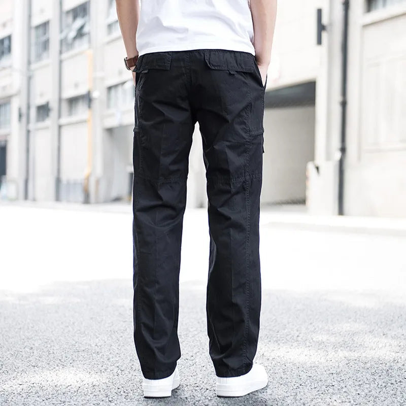 Bequeme Cargohose mit Stretch und Seitentaschen