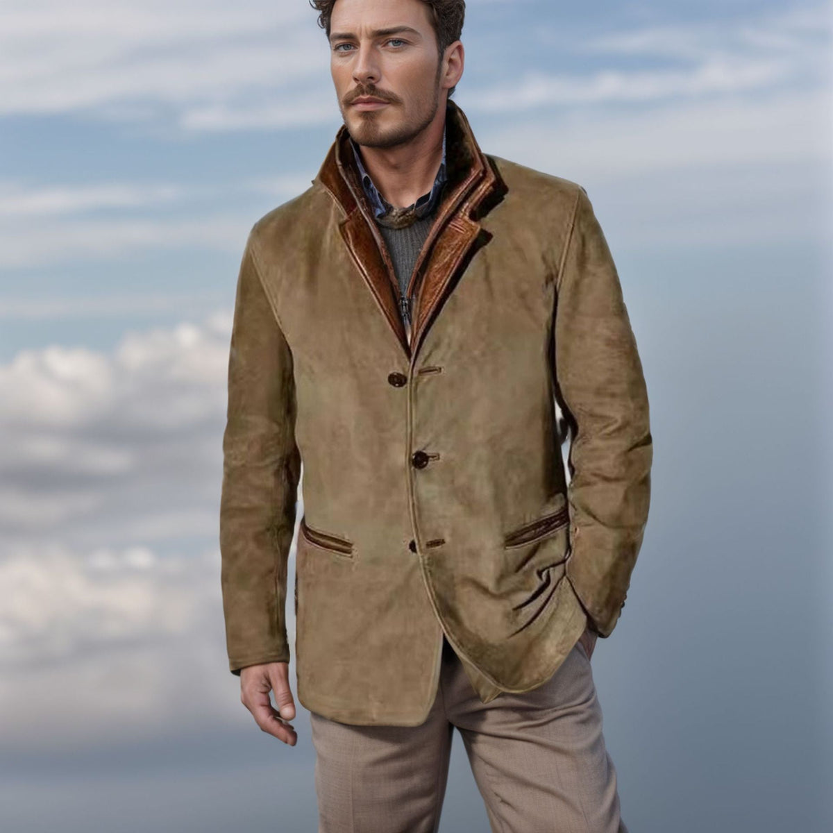 Smart Casual Herren Blazer mit Reverskragen