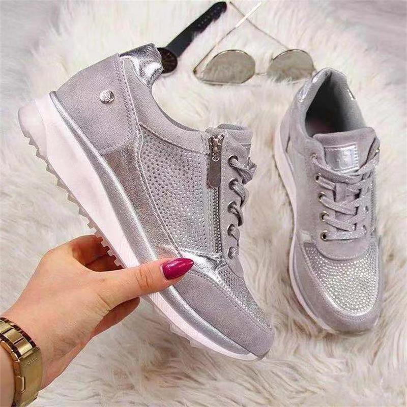 Orthopädische Sneaker mit Reißverschluss und Dämpfung