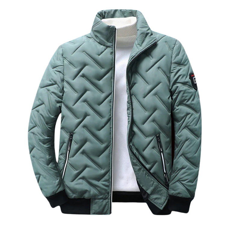 Steppjacke Mit Modernem Rautenmuster