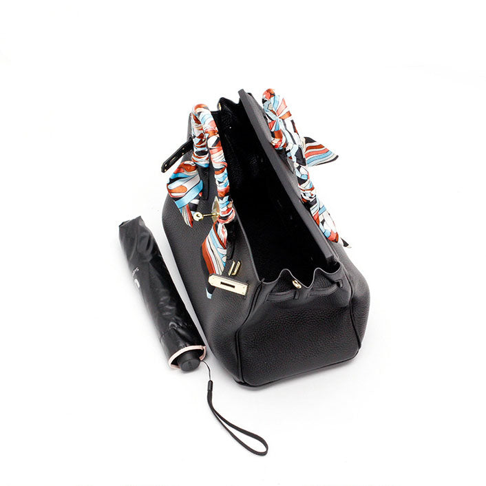 Elegante Damen Handtasche Aus Leder Mit Henkel