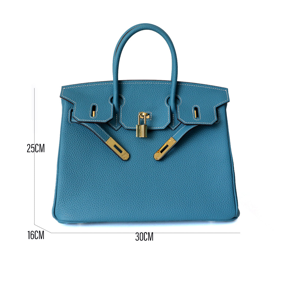 Elegante Damen Handtasche Aus Leder Mit Henkel