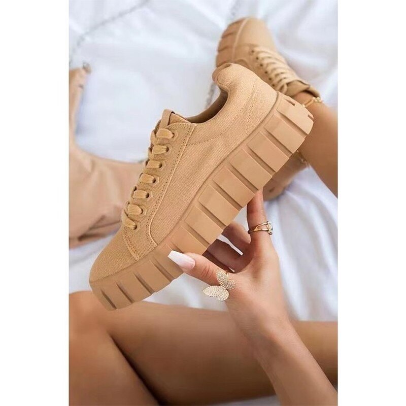 Gepolsterte Low Top Sneaker Für Damen