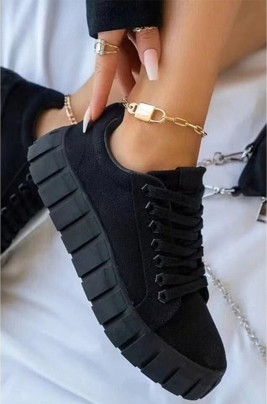 Gepolsterte Low Top Sneaker Für Damen