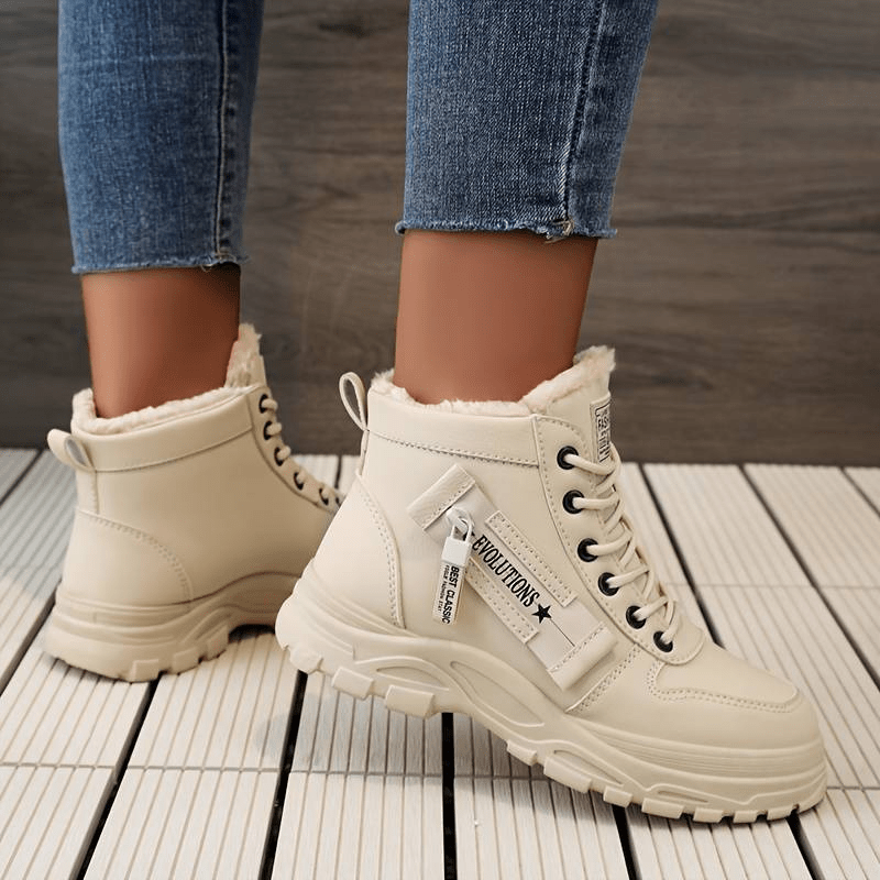 Warm gefütterte Damen Winterstiefel