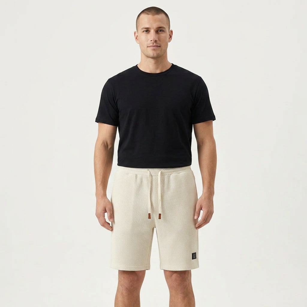 Leichte Herren-Sommershorts mit Kordelzug