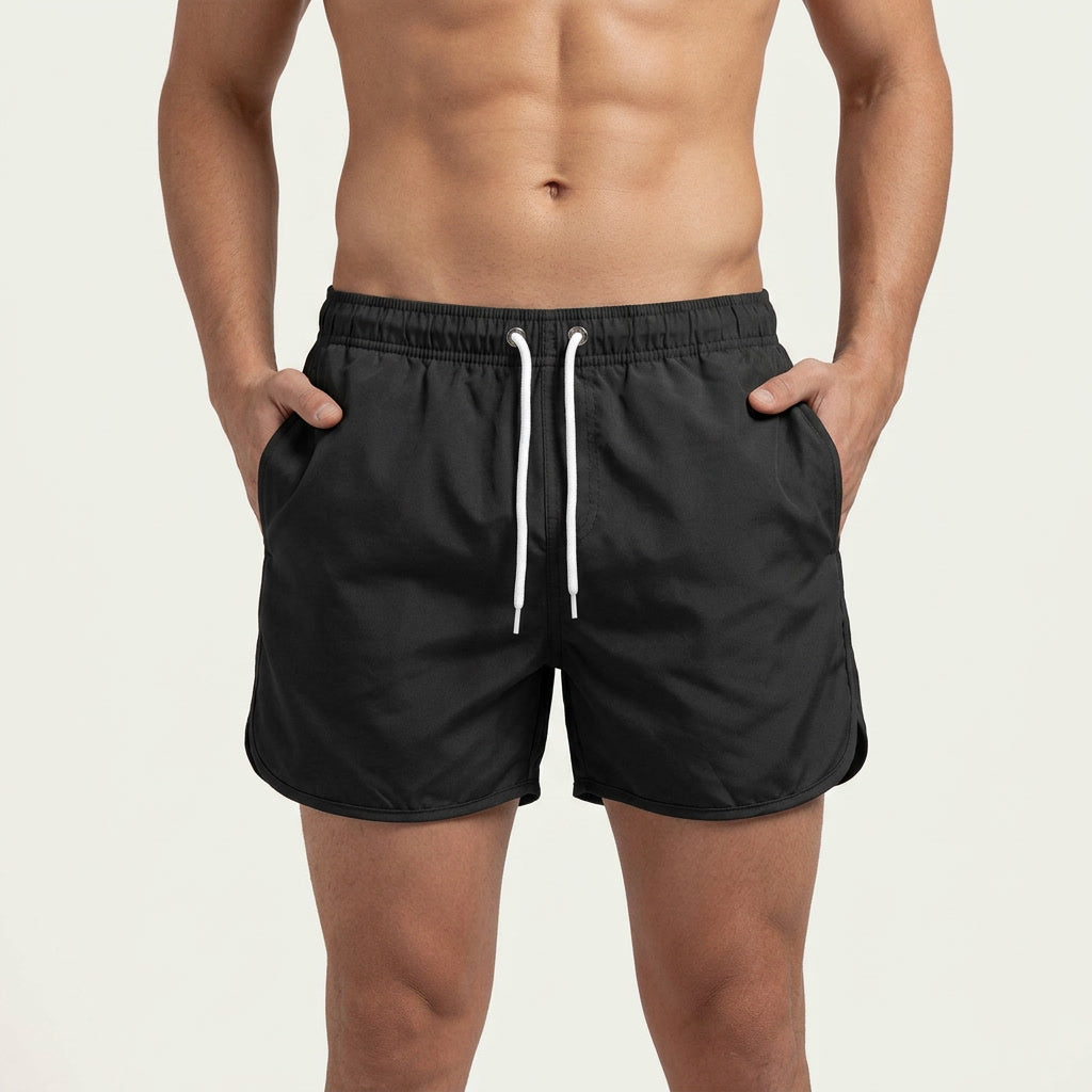 Herren Badeshorts Schnelltrocknend Sportlicher Schnitt