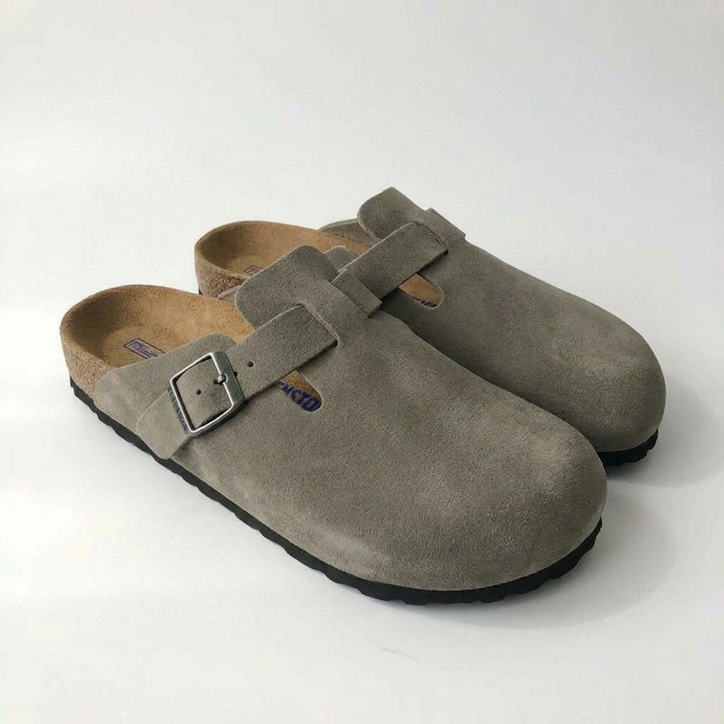 Premium Leder Unisex Sandalen Mit Ergonomischem Fußbett