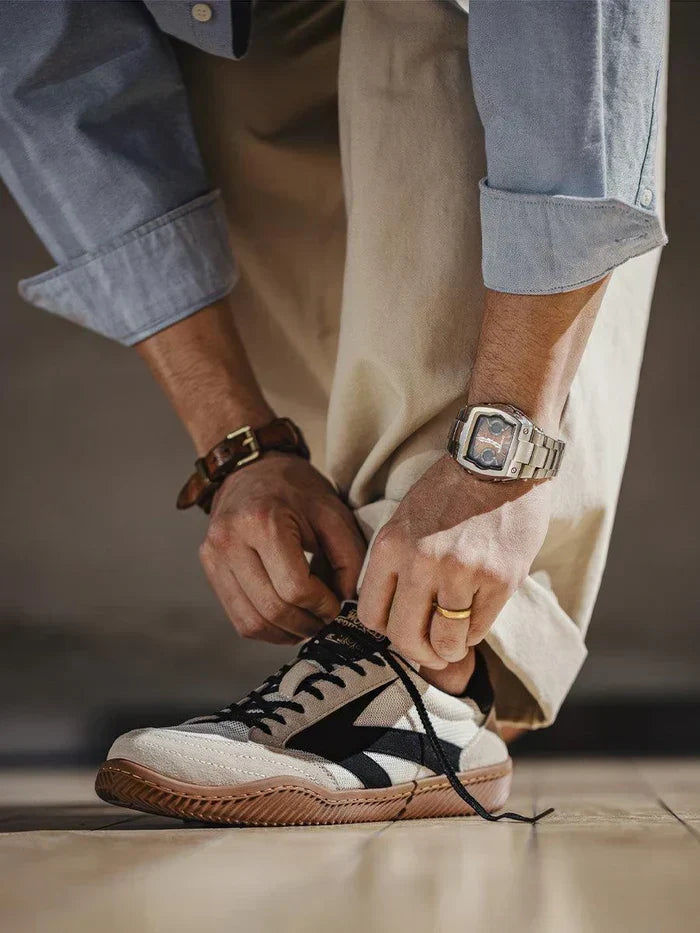 Herren Retro Sneaker aus Wildleder mit Dämpfung