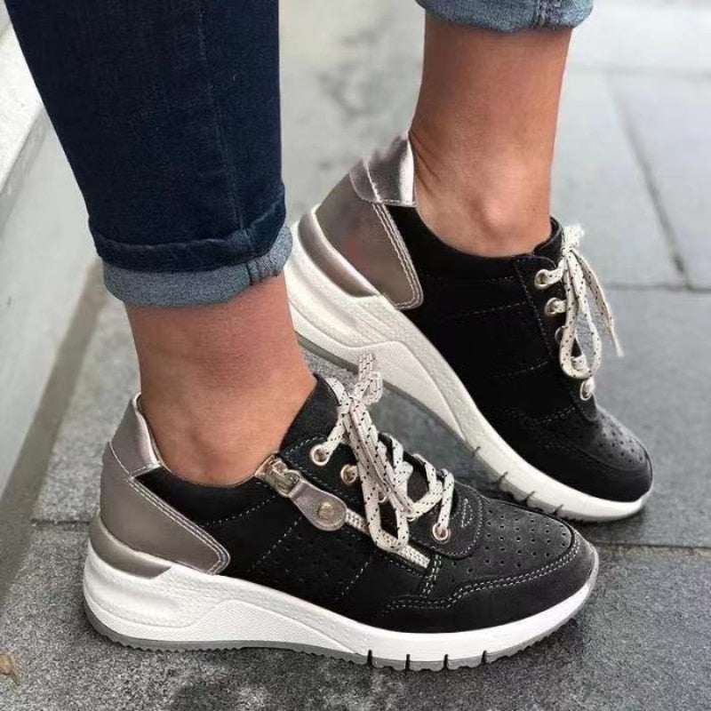 Orthopädische Damen Walkingschuhe mit ergonomischer Sohle