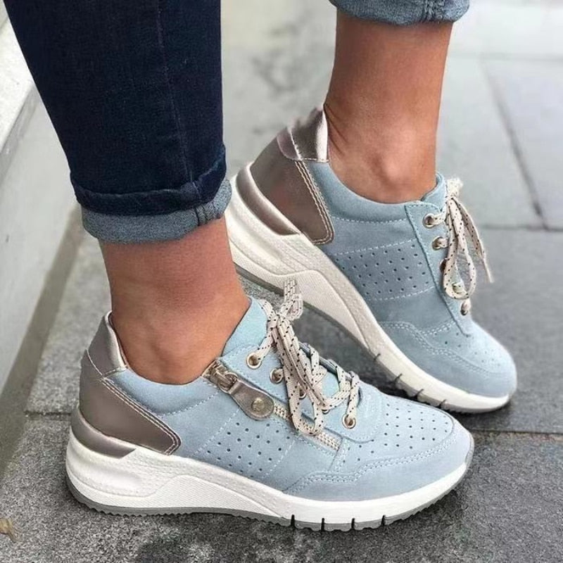 Orthopädische Damen Walkingschuhe mit ergonomischer Sohle