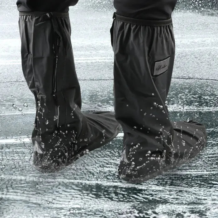 Faltbare Wasserdichte Überschuhe mit Reißverschluss