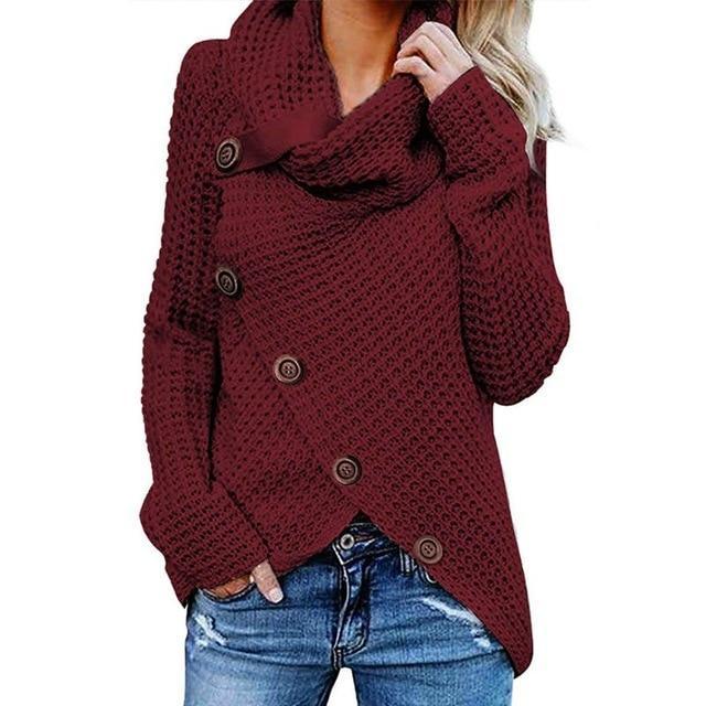 Damen Wintershirt Langarm Mit Rundhals
