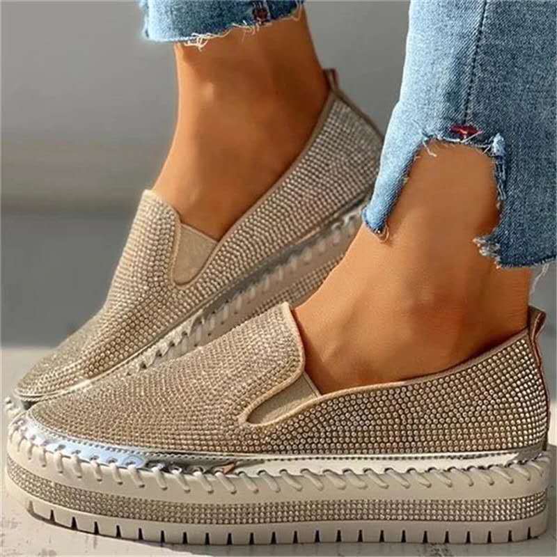 Atmungsaktive Damen Plateau Sneaker