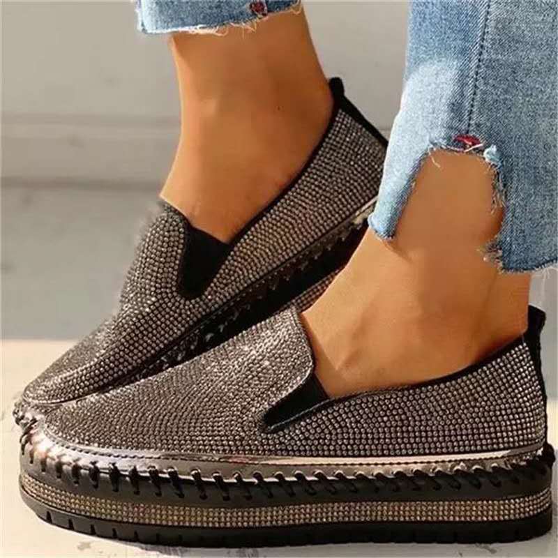 Atmungsaktive Damen Plateau Sneaker