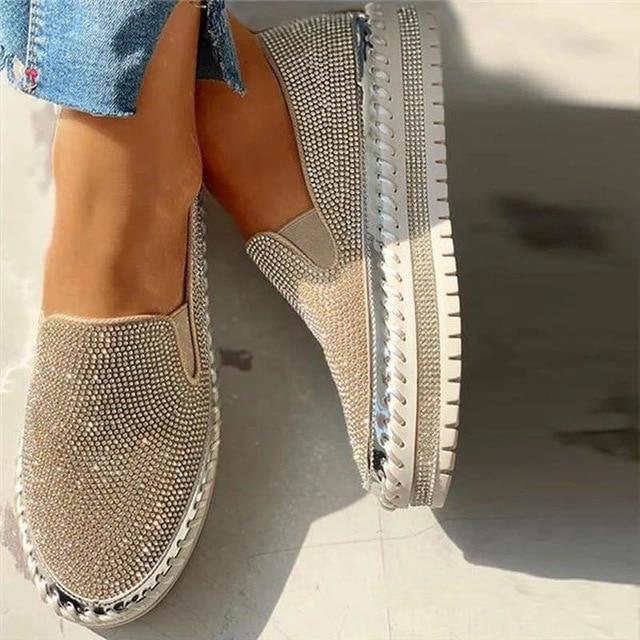 Atmungsaktive Damen Plateau Sneaker