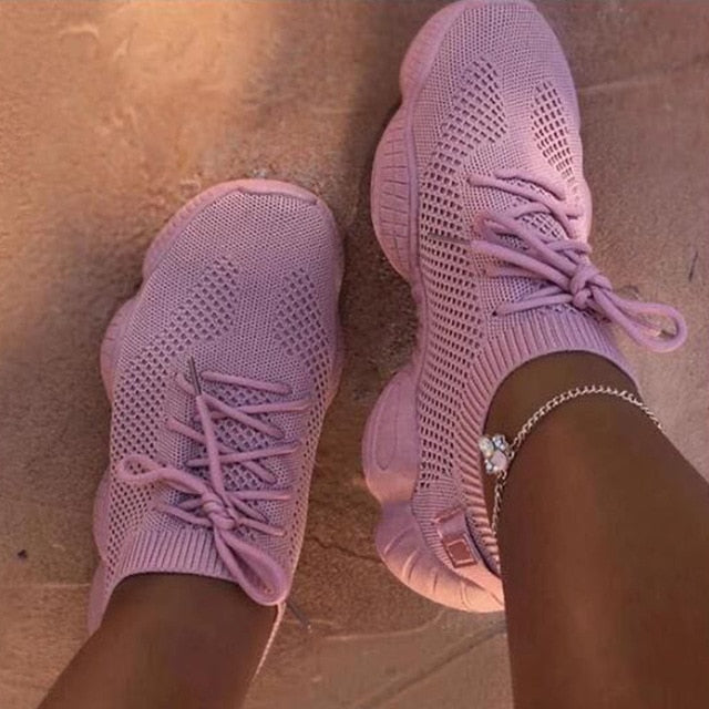 Leichte Damen Mesh Laufschuhe
