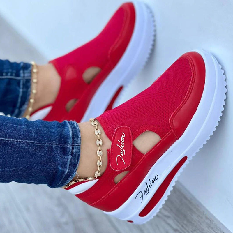 Leichte Damen Sneaker mit orthopädischer Stützsohle