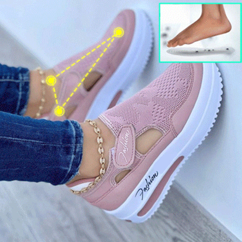 Leichte Damen Sneaker mit orthopädischer Stützsohle