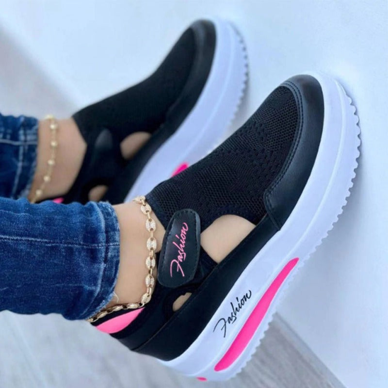 Leichte Damen Sneaker mit orthopädischer Stützsohle