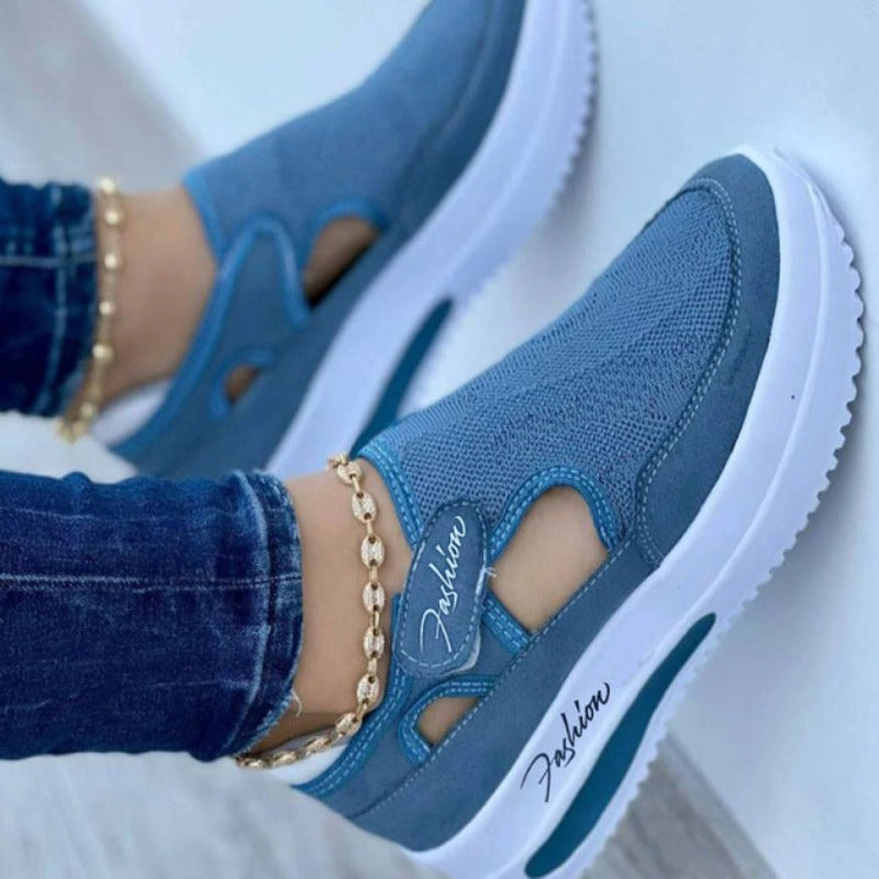 Leichte Damen Sneaker mit orthopädischer Stützsohle