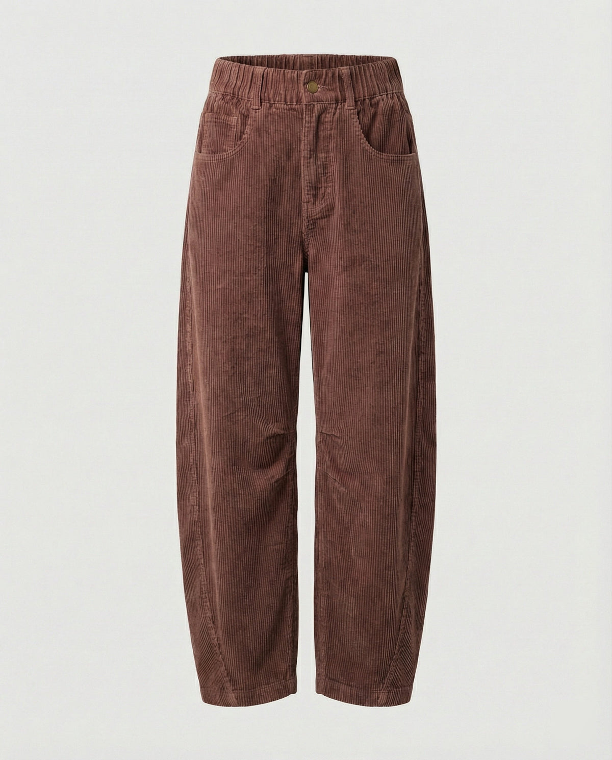 Weite Damen Cordhose mit Hohem Bund