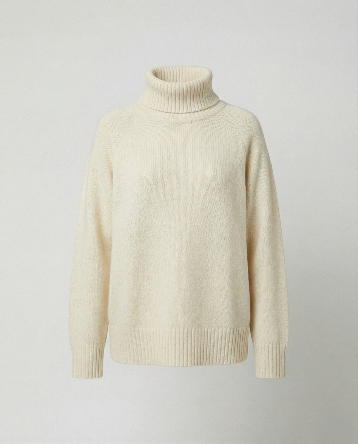 Lässiger Damen Rollkragenpullover Mit Weiter Passform