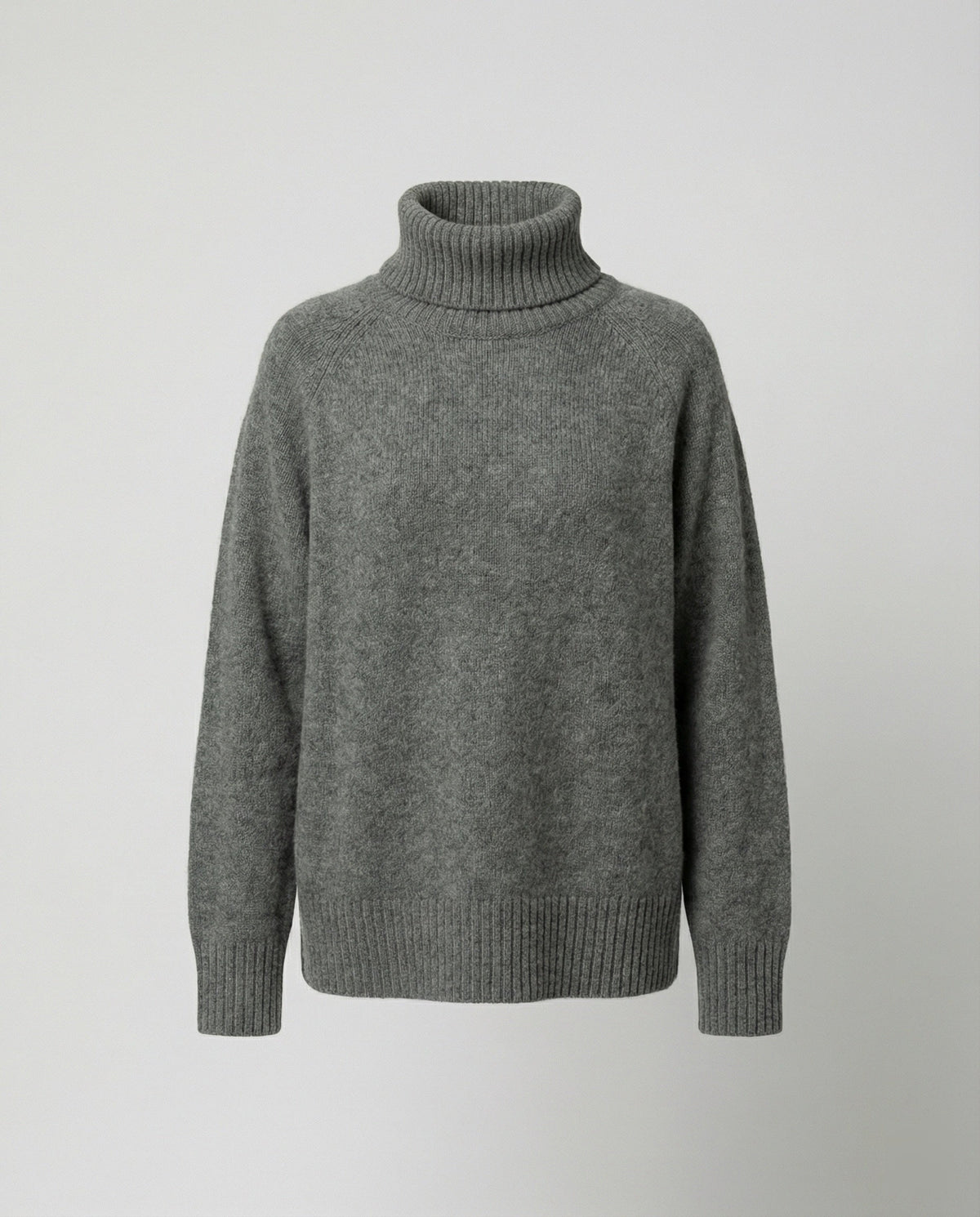 Lässiger Damen Rollkragenpullover Mit Weiter Passform